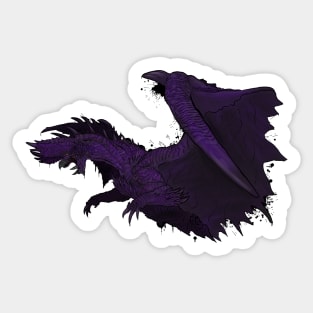 Monster hunter world Alatreon the blazing black dragon Sticker